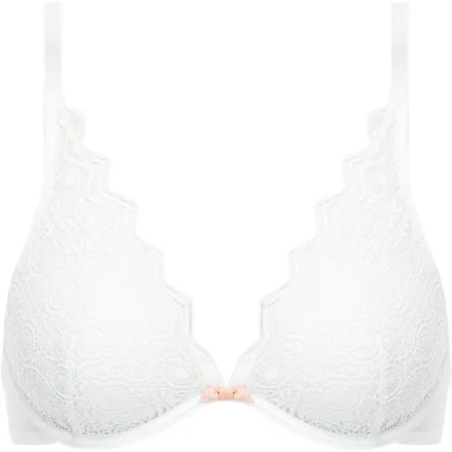 Soutien-gorge à armatures plongeant blanc - Passionata - Modalova