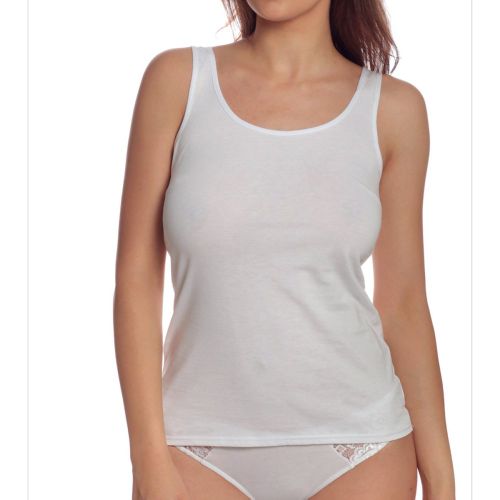 Top debardeur Pure comfort blanc en coton - Jolidon - Modalova