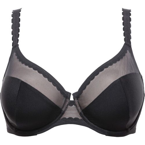 Soutien-gorge emboitant microfibre avec armatures - Roxanne - Sans Complexe - Modalova