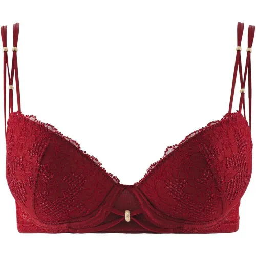 Soutien-gorge push-up armatures rouge - Aubade - Modalova