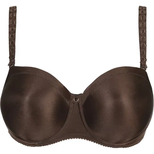 Soutien-gorge bandeau armatures marron - Prima Donna - Modalova