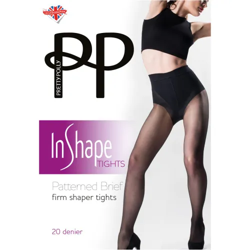Collant effet culotte gainante nude en nylon - Pretty Polly - Modalova