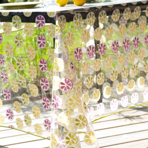 Nappe ronde TRANSLUCIDE Multicolore - Calitex - Modalova