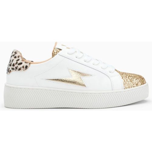 Baskets éclair Ellen blanc et à lacets - Vanessa Wu - Modalova