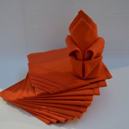 Lot de 12 Serviettes ARC EN CIEL Paprika - Calitex - Modalova