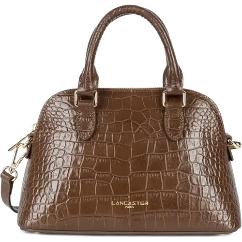 Sac demi lune Zippée M Exo - Lancaster Maroquinerie - Modalova