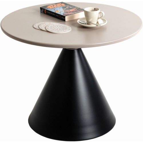 Table d'Appoint en métal noir tablette peint par poudrage en cachemire - 3S. x Home - Modalova