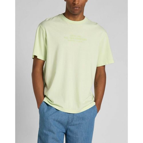 T-Shirt Homme en Coton vert - Lee - Modalova