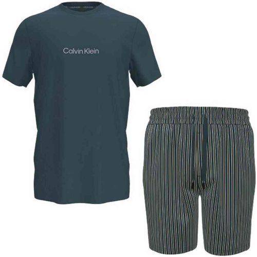 Ensemble pyjama t-shirt à manches courtes et short - en coton - Calvin Klein Underwear - Modalova
