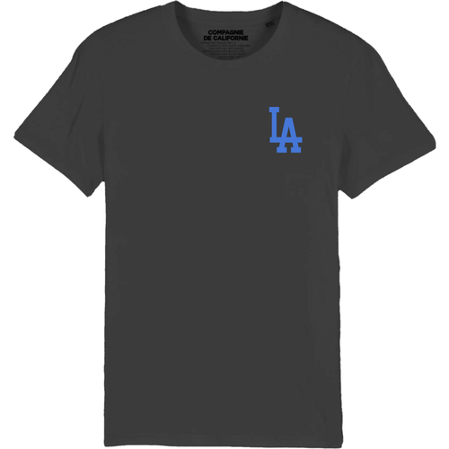 Tee-shirt manches courtes LA noir - Compagnie de Californie - Modalova