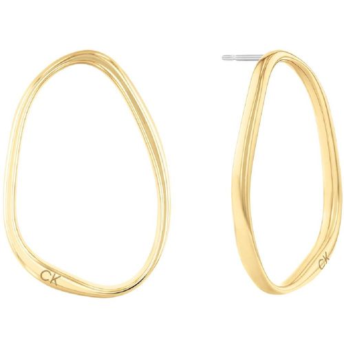 Boucles oreilles Calvin Klein Elongated Drops - 35000451 Acier - Calvin Klein Bijoux - Modalova