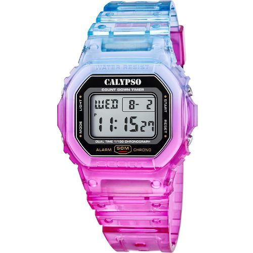 Montre Mixte Color Splash - K5874-5 Bracelet Plastique - Calypso - Modalova