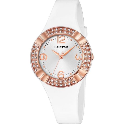 Montre Fille Calypso K5677-1 - Bracelet Résine Blanc sur Bijourama,  référence des bijoux en ligne