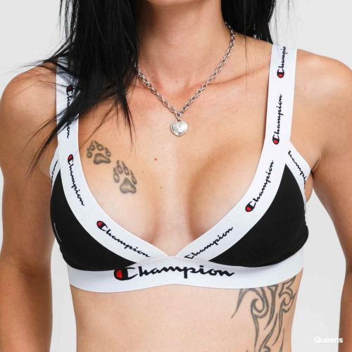 Soutien-Gorge triangle sans armatures Noir en coton - Champion - Modalova
