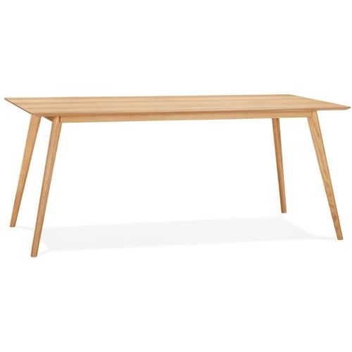 Table à manger ou bureau design 'BARISTA' en bois style scandinave - ALTEREGO - Modalova
