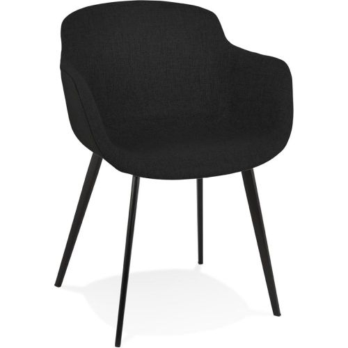 Chaise avec accoudoirs 'RIGA' en tissu - ALTEREGO - Modalova
