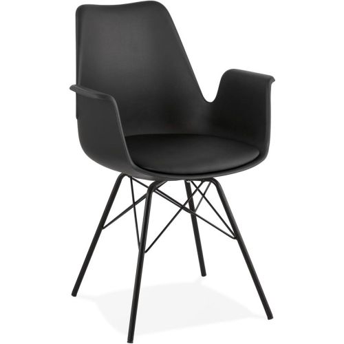 Chaise avec accoudoirs 'SALY' style industriel - ALTEREGO - Modalova