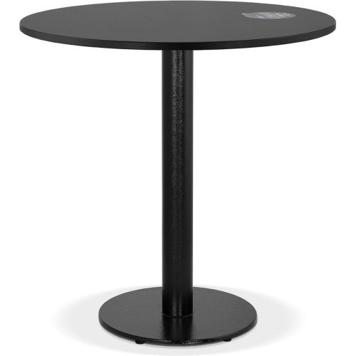 Petite table à diner 'LUCETTE' ronde en bois et fonte - ALTEREGO - Modalova