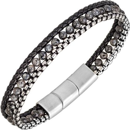 Bracelet - 682395 Acier, Cuir Couleur - All Blacks Bijoux - Modalova