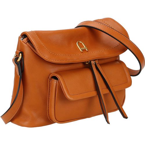 Sac bandoulière en cuir - Cognac - Arthur & Aston - Modalova