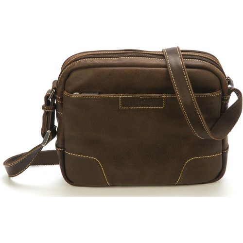 Besace Châtaigne Rectangle - en cuir - Arthur & Aston - Modalova