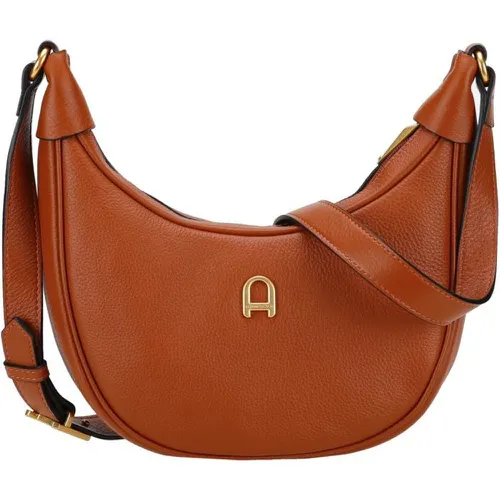 Sac bandoulière cognac en cuir - Arthur & Aston - Modalova