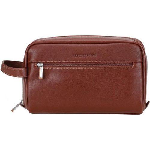 Trousse de toilette en cuir cognac - Arthur & Aston - Modalova