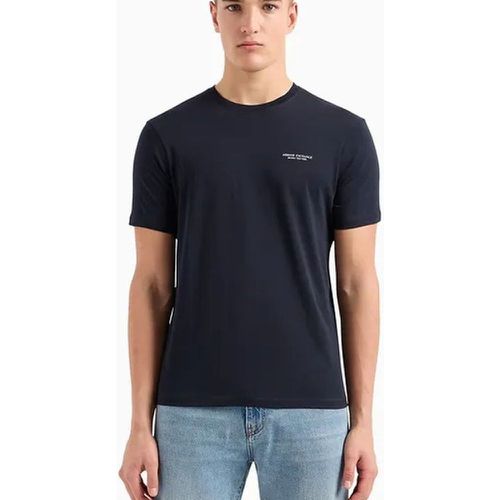 Tee-shirt en coton noir - Armani Exchange - Modalova