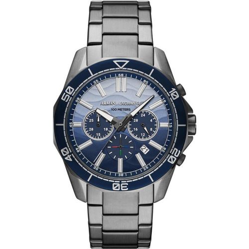 Montre Spencer - AX1967 Bracelet Acier Gris foncé - Armani Exchange - Modalova