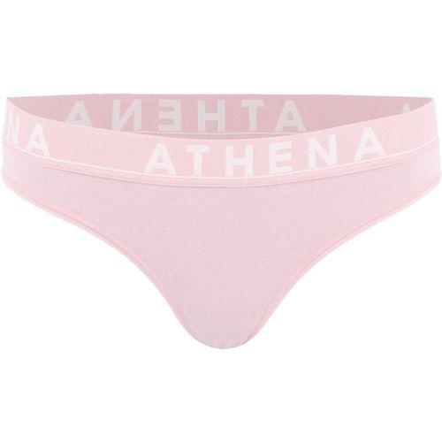 Slip femme Easy Color rose en coton - Athena - Modalova