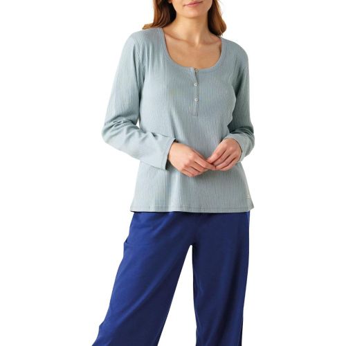 Pyjama long Confort Maille en coton - Athena - Modalova