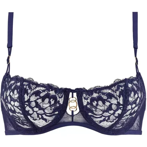 Soutien-gorge corbeille en dentelle bleu - Aubade - Modalova