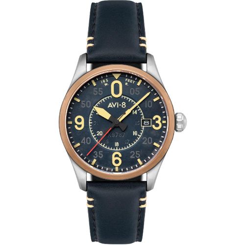 Montre Spitfire Smith Automatic - AV-4090-05 Bracelet Cuir - Avi-8 - Modalova