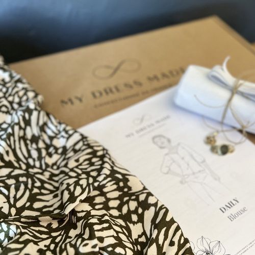Box couture Blouse Daily - Butterfly en viscose - MY DRESS MADE - Modalova