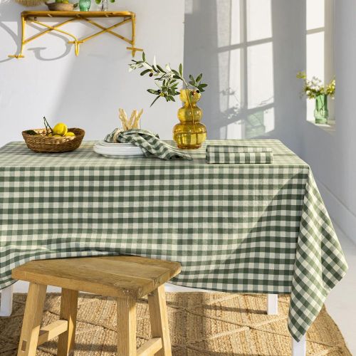 Nappe multicolore en coton imprimé, NAP. DOULIANAP, à carreaux - Becquet - Modalova