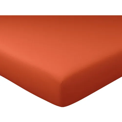 Drap-housse PERCALE orange en percale de coton - Becquet - Modalova