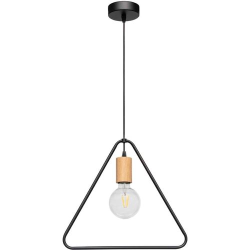 Lampe Suspendue Chêne huilé Métal Câble en Tissu Carsten Wood - Britop Lighting - Modalova