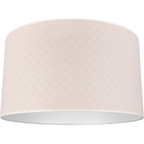 Abat-jour cylindrique E27 Tissu Crème - Britop Lighting - Modalova