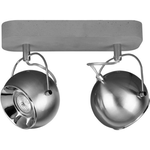 Plafonnier Ball Concrete Béton Métal Satiné - Britop Lighting - Modalova