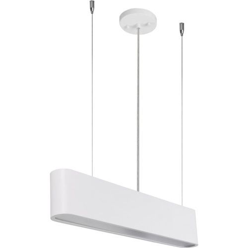Illumina Lampe Suspendue LED Intégrée Métal Câble PVC Transparent Abat-jour Tissu - Britop Lighting - Modalova
