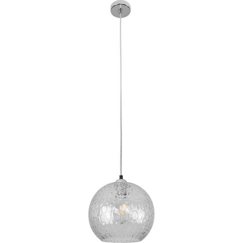 Universe Lampe Suspendue Métal Chromé PVC en Verre - Britop Lighting - Modalova