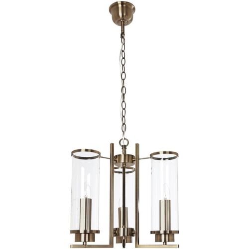 Lampe Suspendue Verdi Métal Patiné Verre - Britop Lighting - Modalova