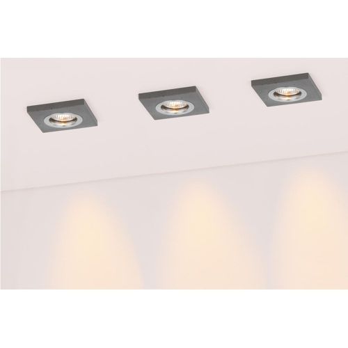 Vitar Square Set de Spots lumineux 1xLED GU10 Max.6W Béton - Britop Lighting - Modalova