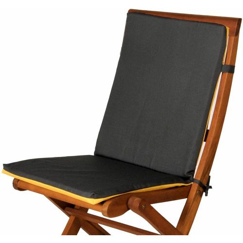 Galette de chaise OUTDOOR en polyester anthracite - Becquet - Modalova