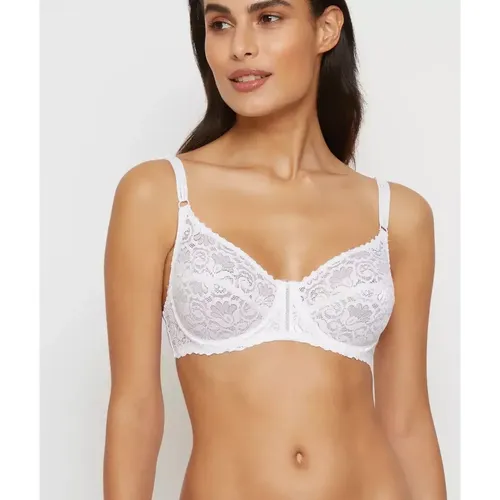 Soutien-Gorge Emboîtant Blanc en dentelle - Dorina - Modalova