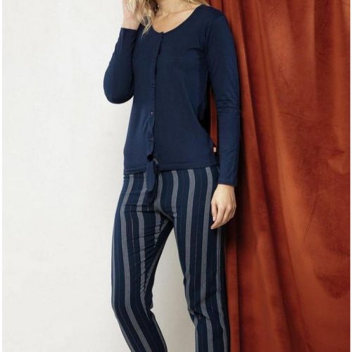 Pyjama Bleu Marine en coton - Daniel Hechter Homewear - Modalova