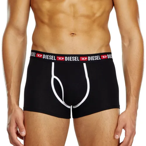 Lot de 3 boxers coton avec détail blanc - Diesel Underwear - Modalova