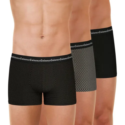 Lot de 3 boxers Business Print en coton - Eminence - Modalova
