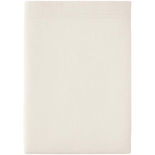 Drap plat uni en percale de coton, Made in France, PREMIÈRE, Meringue - Essix - Modalova