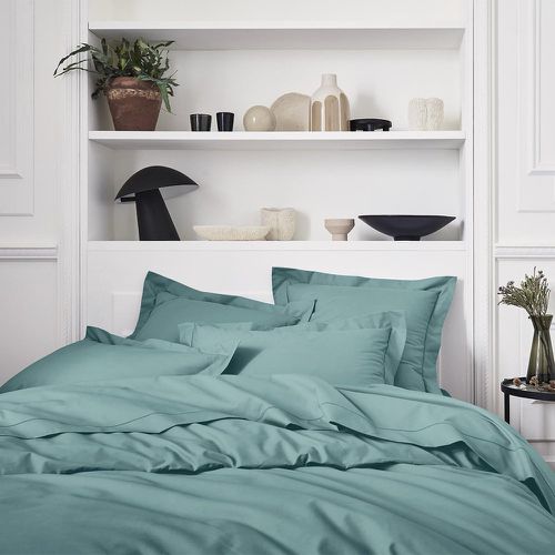 Drap-housse tête et pied en percale de coton, Royal Line Agave - Essix - Modalova